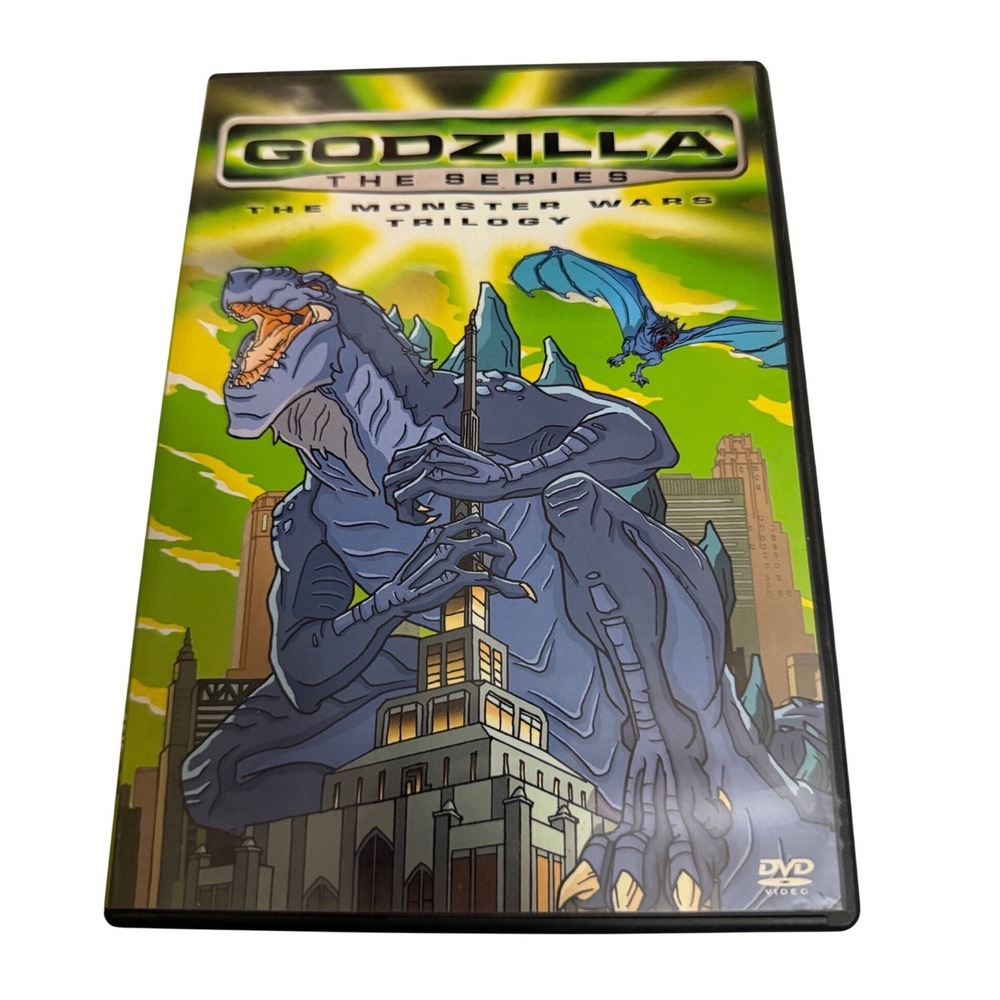 Godzilla The Series The Monster Wars Trilogy DVD 2004 Sony Animated Movie